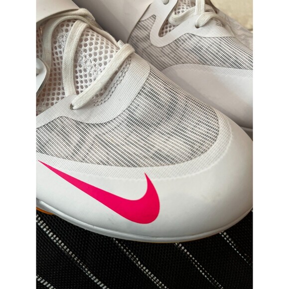 Nike Pole Vault Elite Track Field White Pink Spike Mens Size 15 AA1204-101 NEW main image 9
